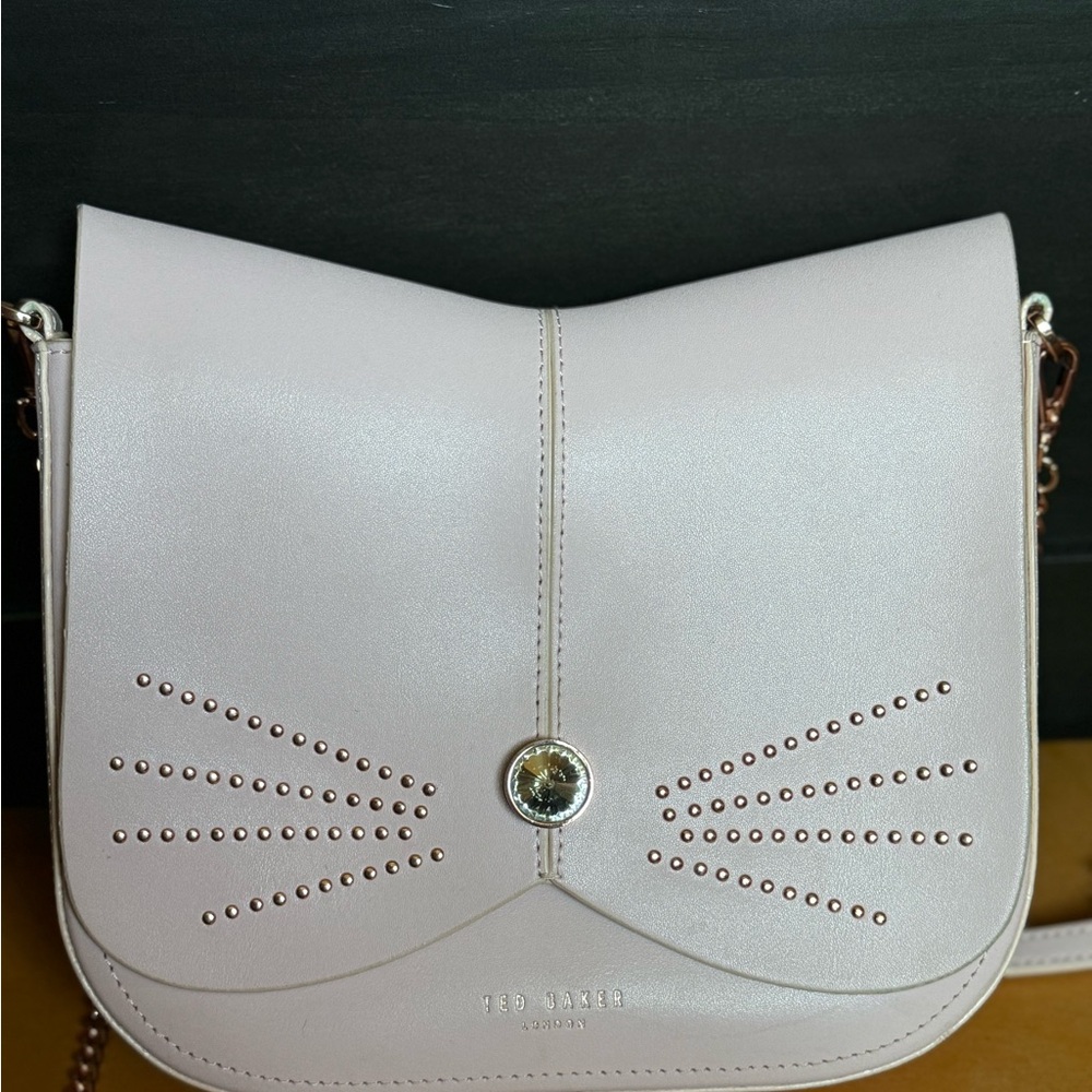 Ted Baker Pale Pink Cat-Accent Crossbody Bag